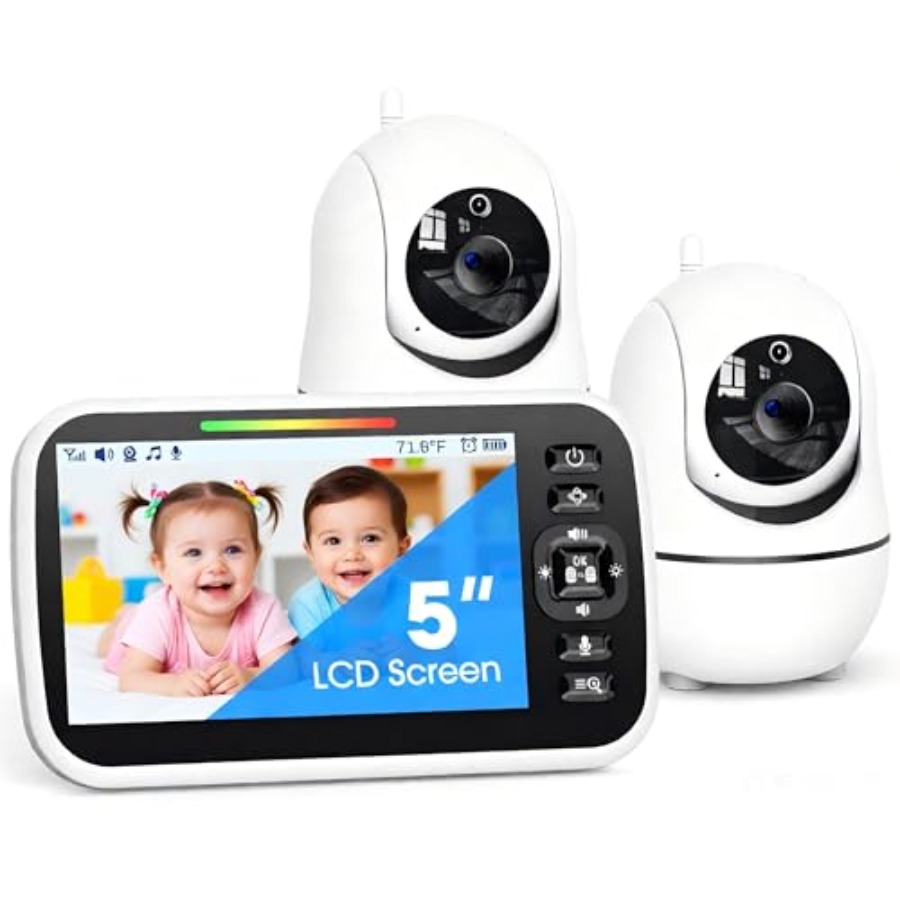 Baby Nursery Videos - GoodBaby 2-Camera Baby Monitor with Video
