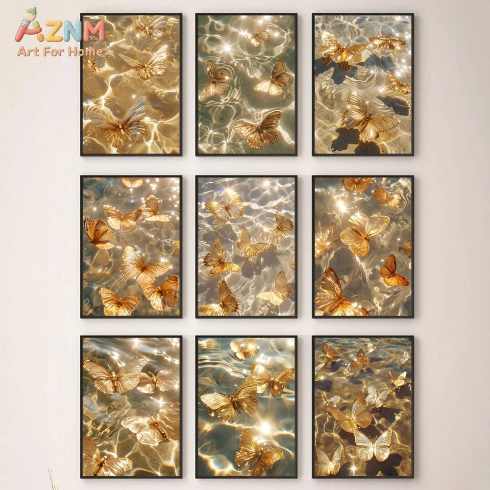 Baby Nursery Modern - AZNM Cute Cartoon Animal Canvas Wall
