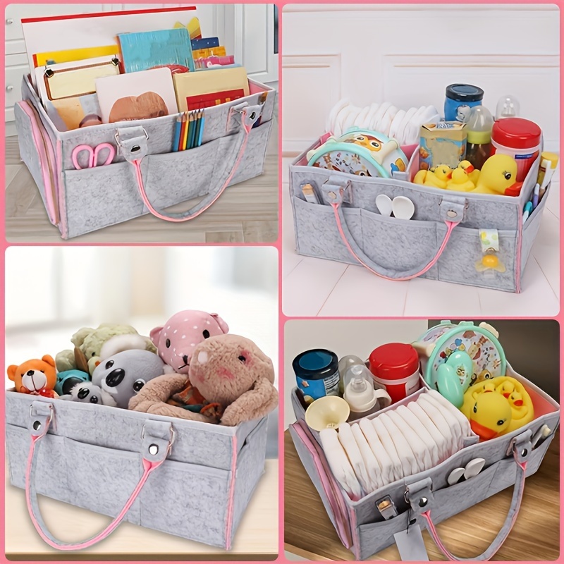 Baby Nursery Fabric - Baby Diaper Caddy Organizer for Changing