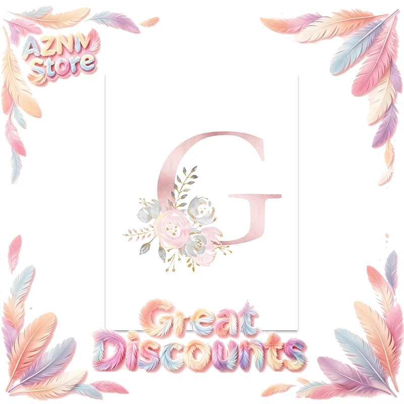 Baby Nursery Pink - Baby Decoration Bedroom Child Posters Girl's