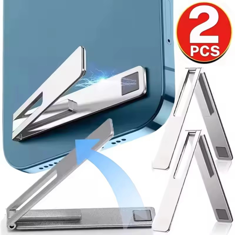 Mobile Hanger Arm - Foldable Ultra Thin Magnetic Metal Alloy
