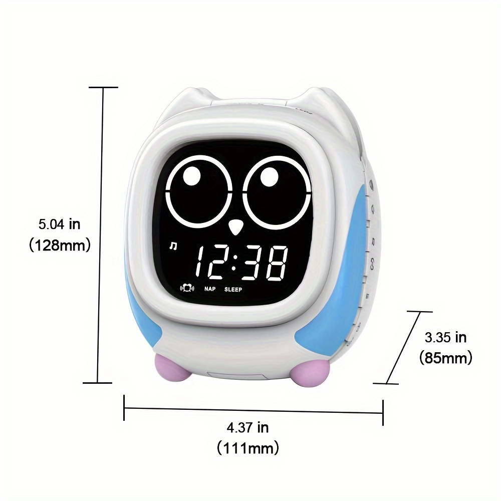 Addo Kids Owl Alarm Clock: Sun - Sound Sleep Trainer Clock reseña y precio
