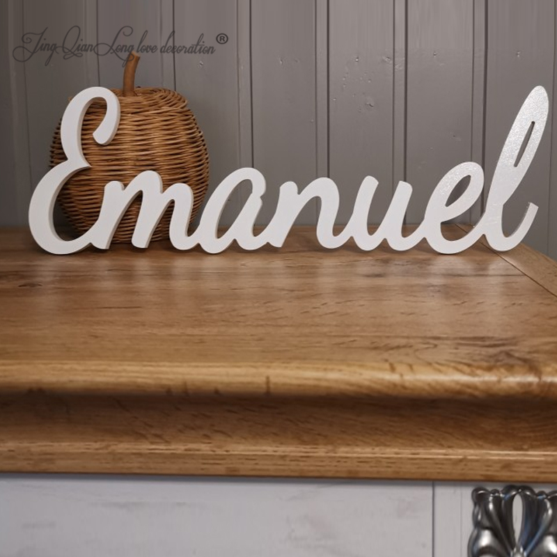 Custom Wooden Name Sign for Ba - Baby Nursery Name Letters reseña y precio