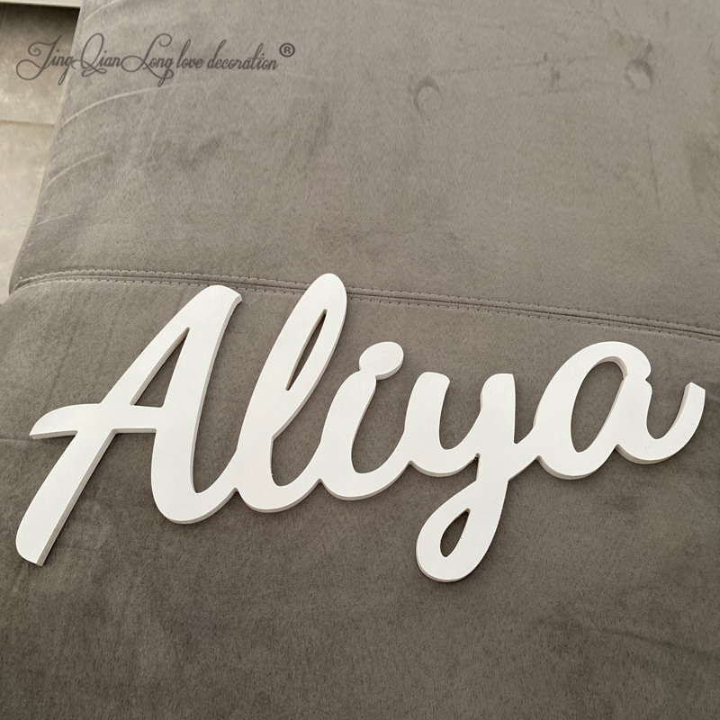 Custom Wooden Name Sign for Ba - Baby Nursery Name Letters reseña y precio