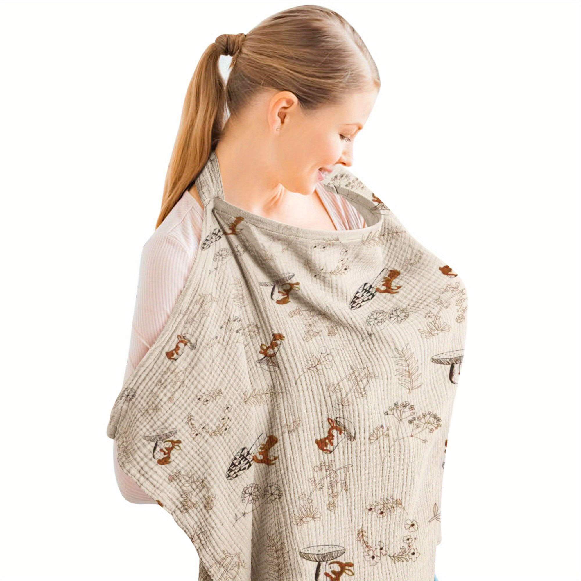 1 pc Nursing Cover Cloth - Out - Nursing Cover Breastfeeding reseña y precio