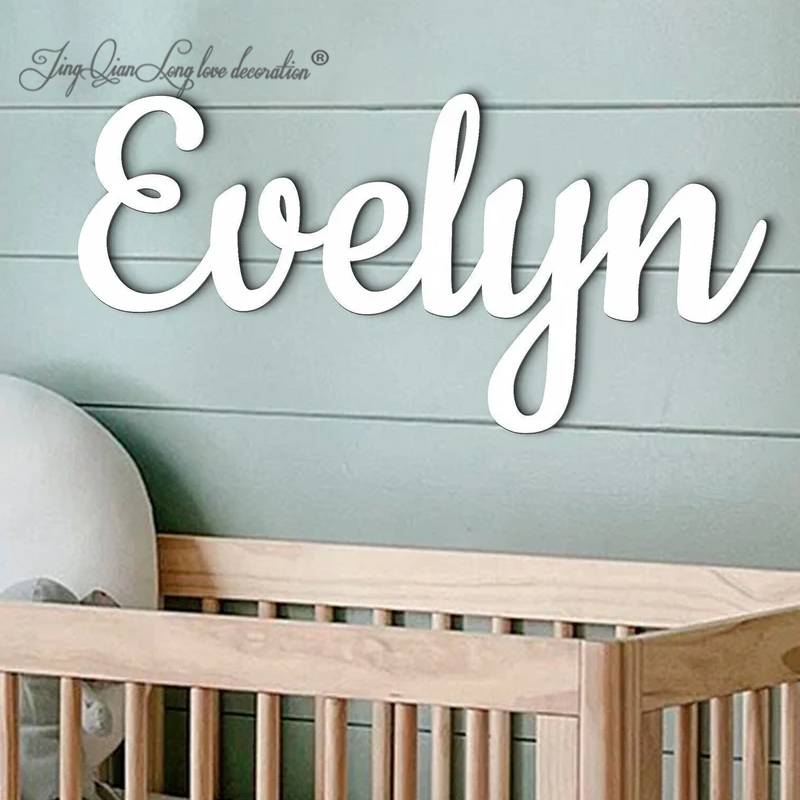 Custom Personalized Wooden Nam - Baby Nursery Name Letters reseña y precio