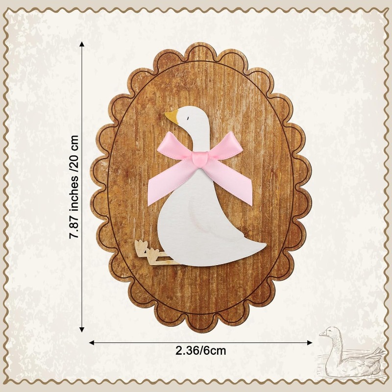 Whimsical Vintage Wooden Goose - Baby Nursery Vintage reseña y precio
