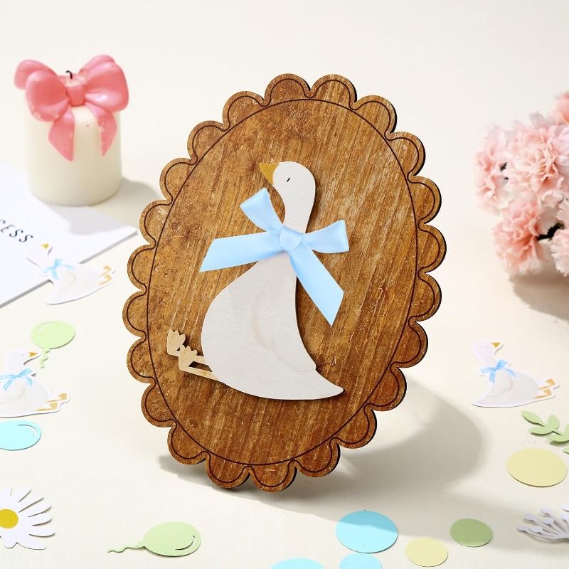 Whimsical Vintage Wooden Goose - Baby Nursery Vintage reseña y precio
