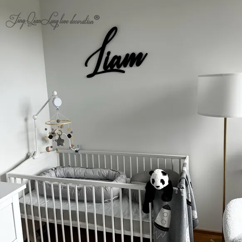 Custom Baby Name Sign, Wooden  - Baby Nursery Name Letters reseña y precio