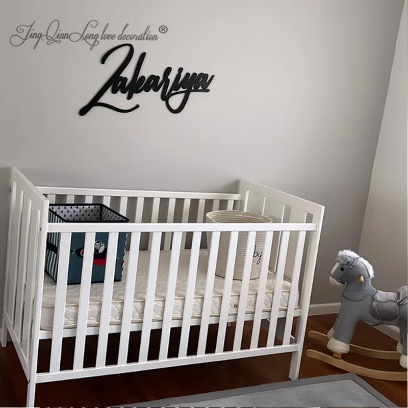 Custom Baby Name Sign, Wooden  - Baby Nursery Name Letters reseña y precio