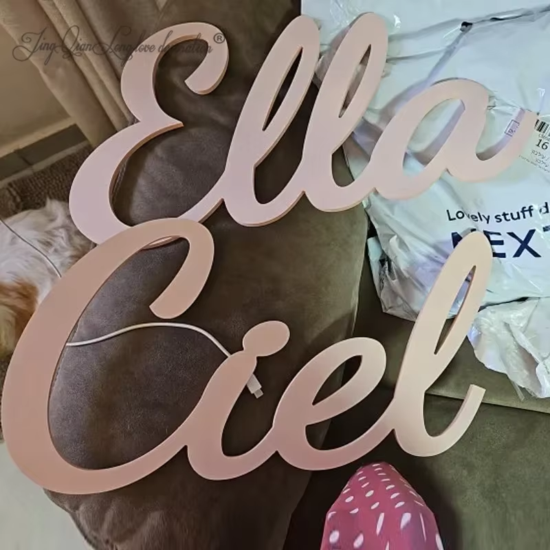 Custom wood name sign nursery  - Baby Nursery Name Letters reseña y precio