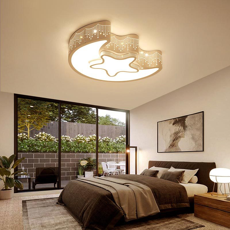 Modern Led Ceiling Lights For  - Baby Nursery Pink reseña y precio