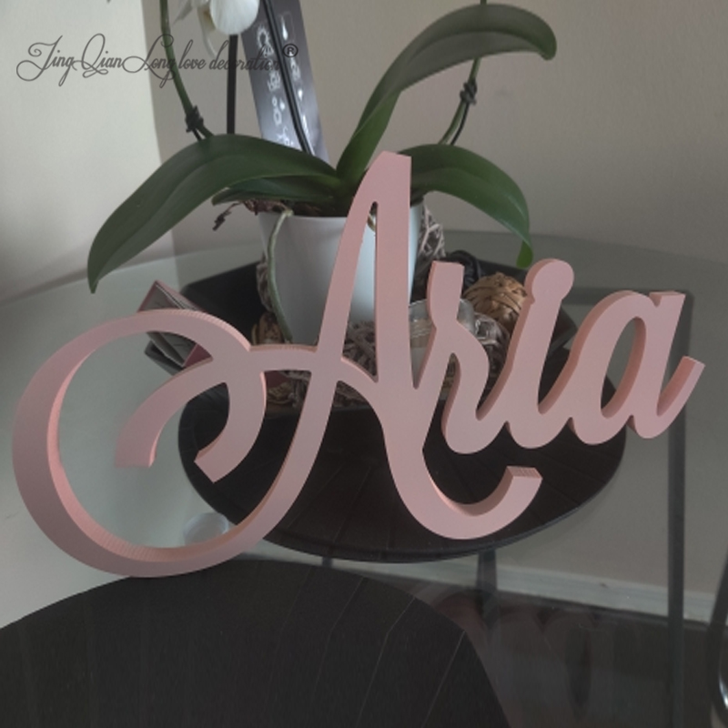 Customized Name Sign Custom wo - Baby Nursery Name Letters reseña y precio
