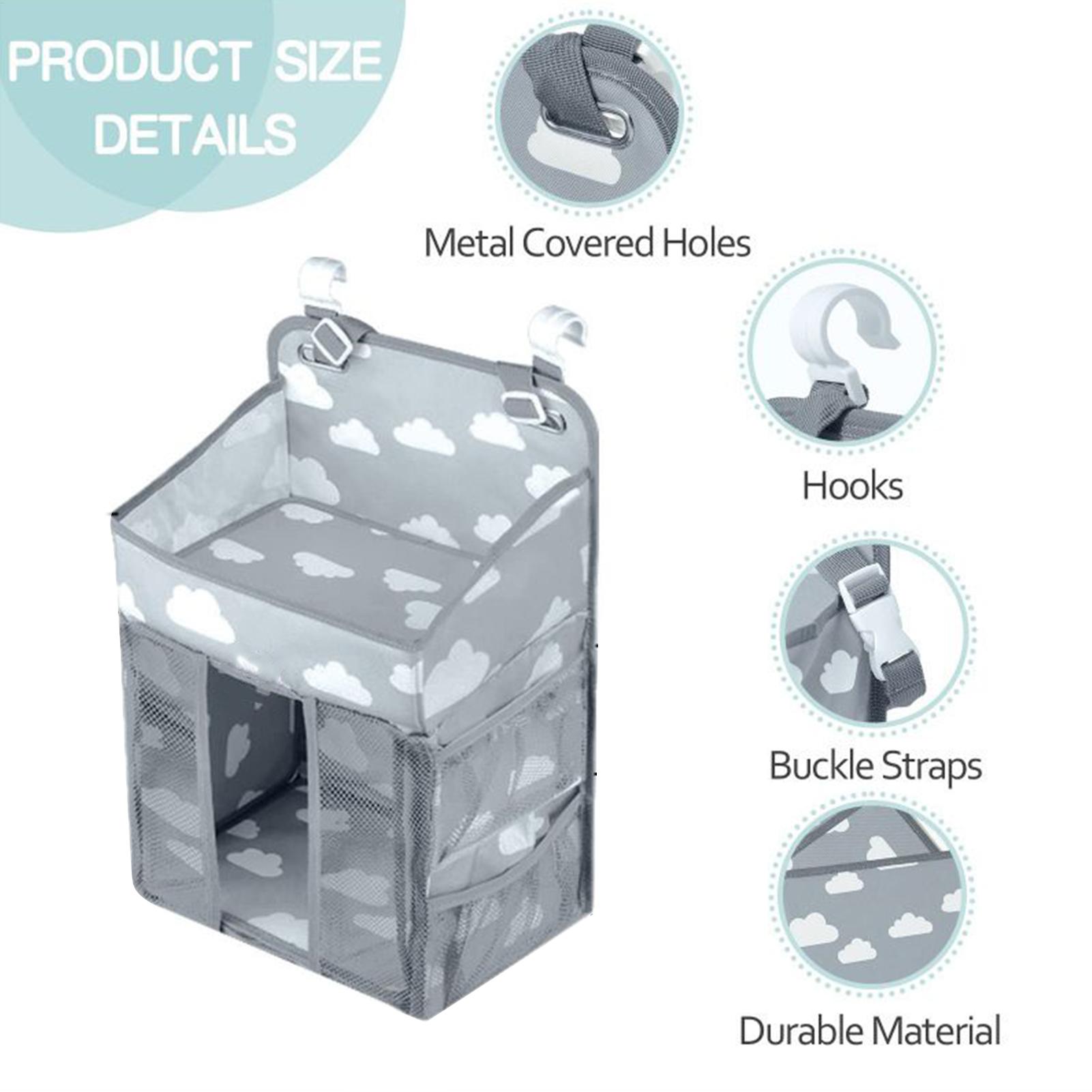 Crib Diaper Organizer Waterpro - Baby Nursery Organizer reseña y precio