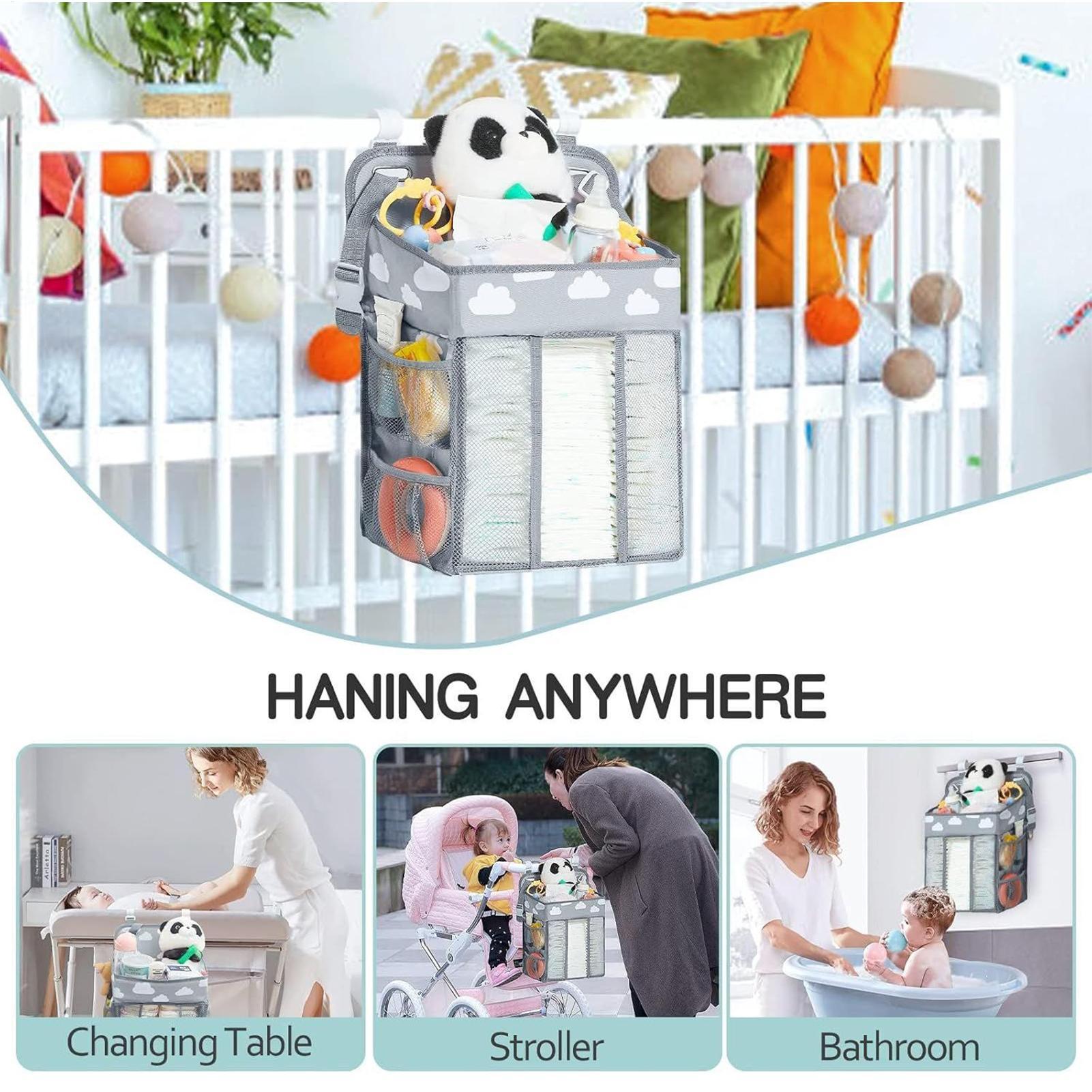 Crib Diaper Organizer Waterpro - Baby Nursery Organizer reseña y precio