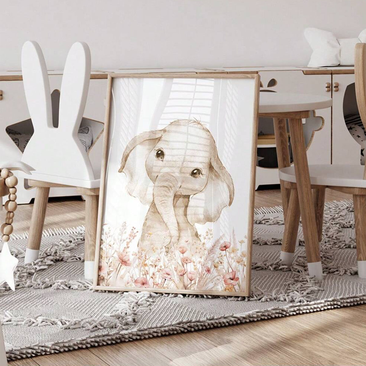 Custom Name Nursery Wall Art S - Baby Nursery Decor reseña y precio