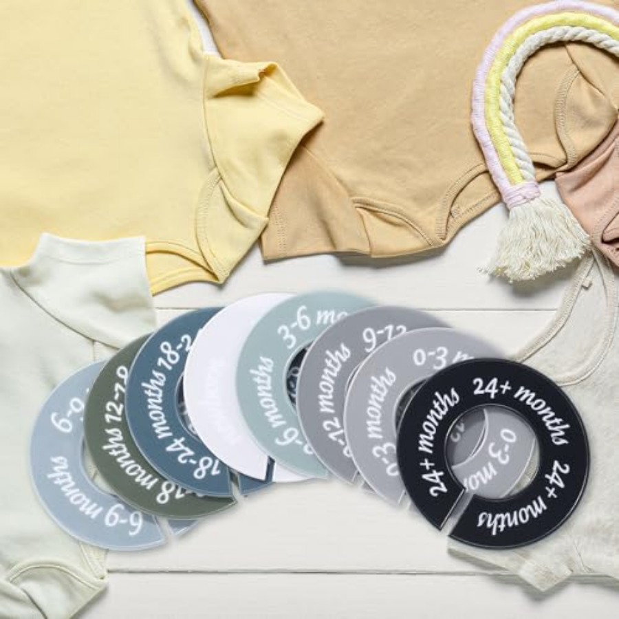 8 Pcs Baby Closet Dividers, Gi - Baby Nursery Decor reseña y precio