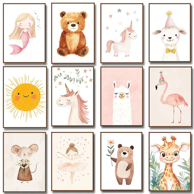 Pink Ballerina with Stars Unic - Baby Nursery Pink reseña y precio