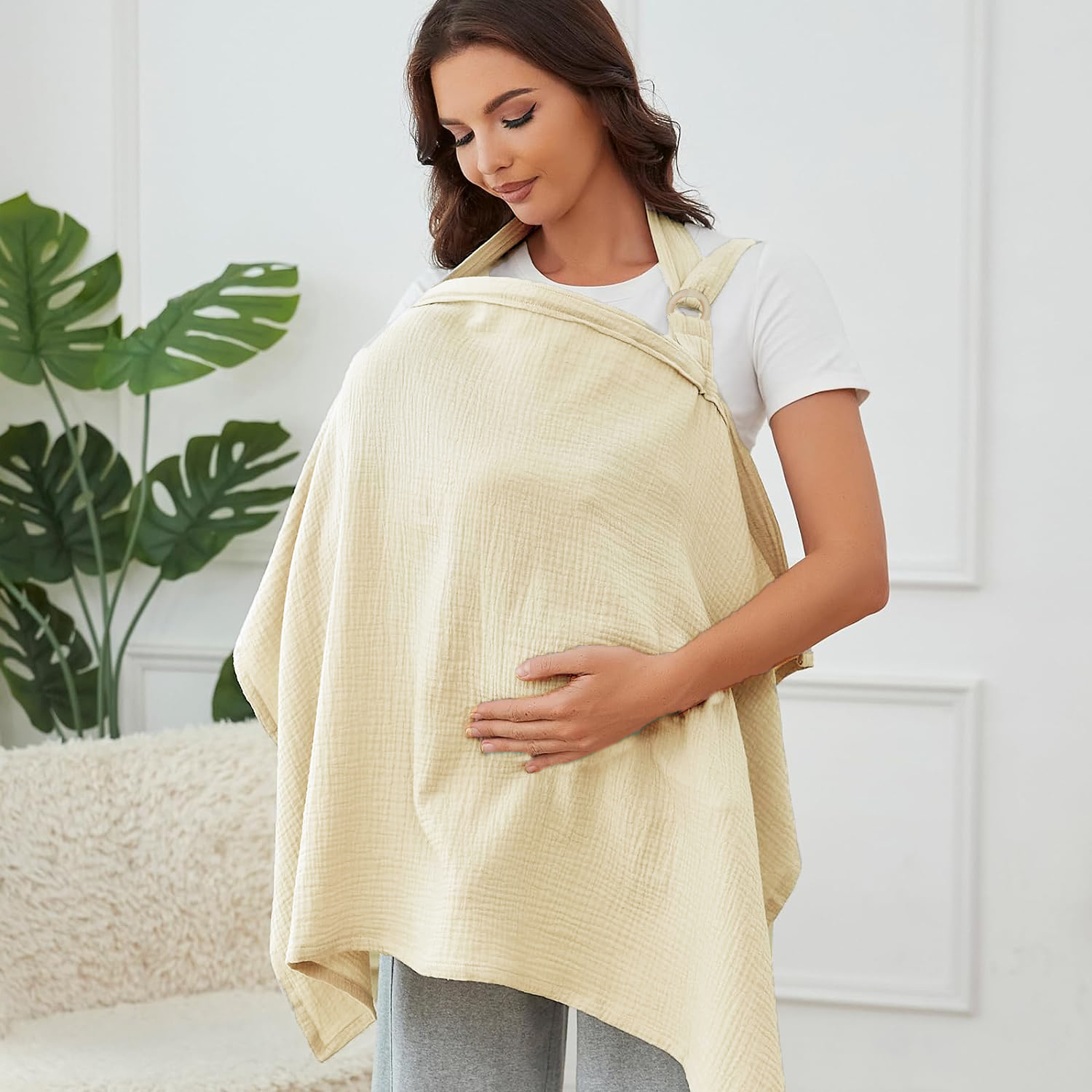 Muslin Nursing Cover for Baby  - Nursing Cover Breastfeeding reseña y precio
