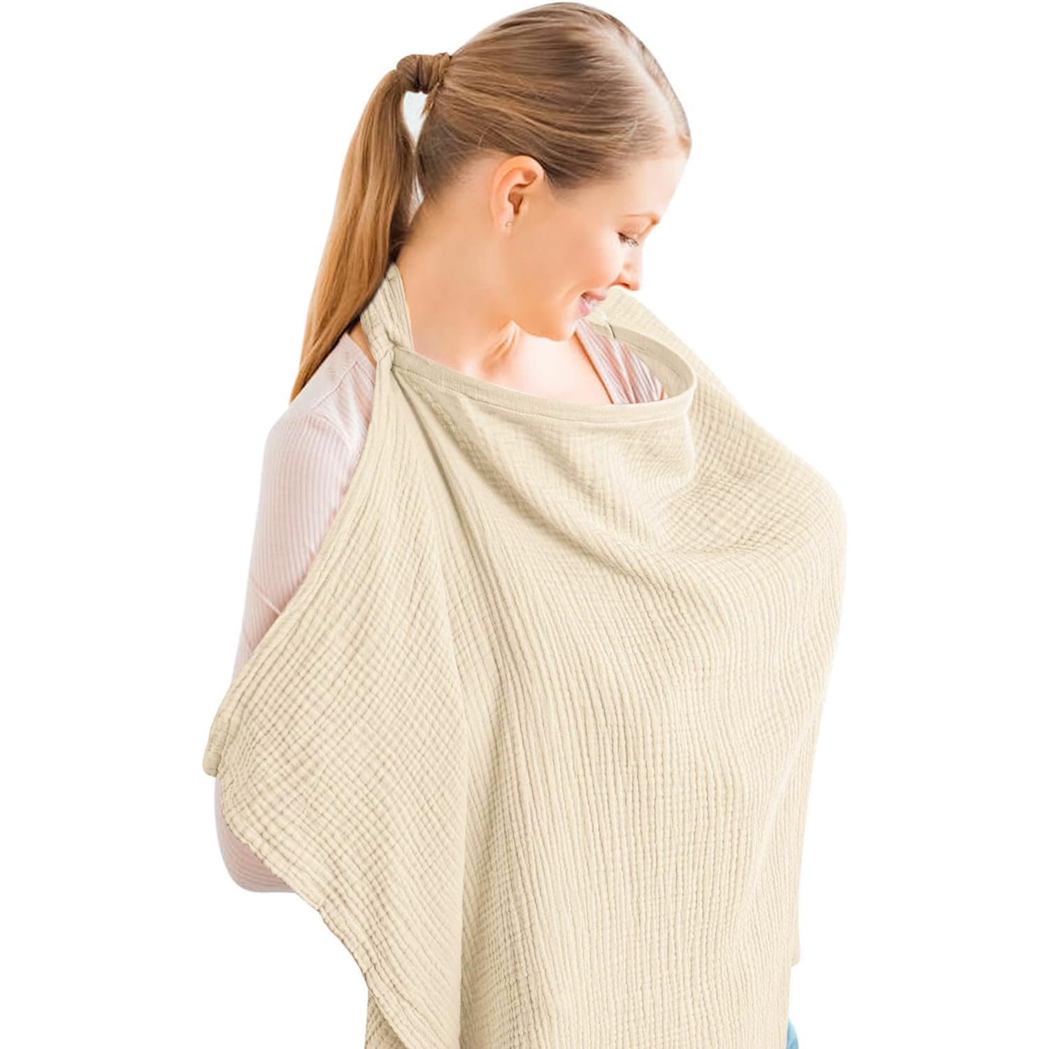 Muslin Nursing Cover for Baby  - Nursing Cover Breastfeeding reseña y precio