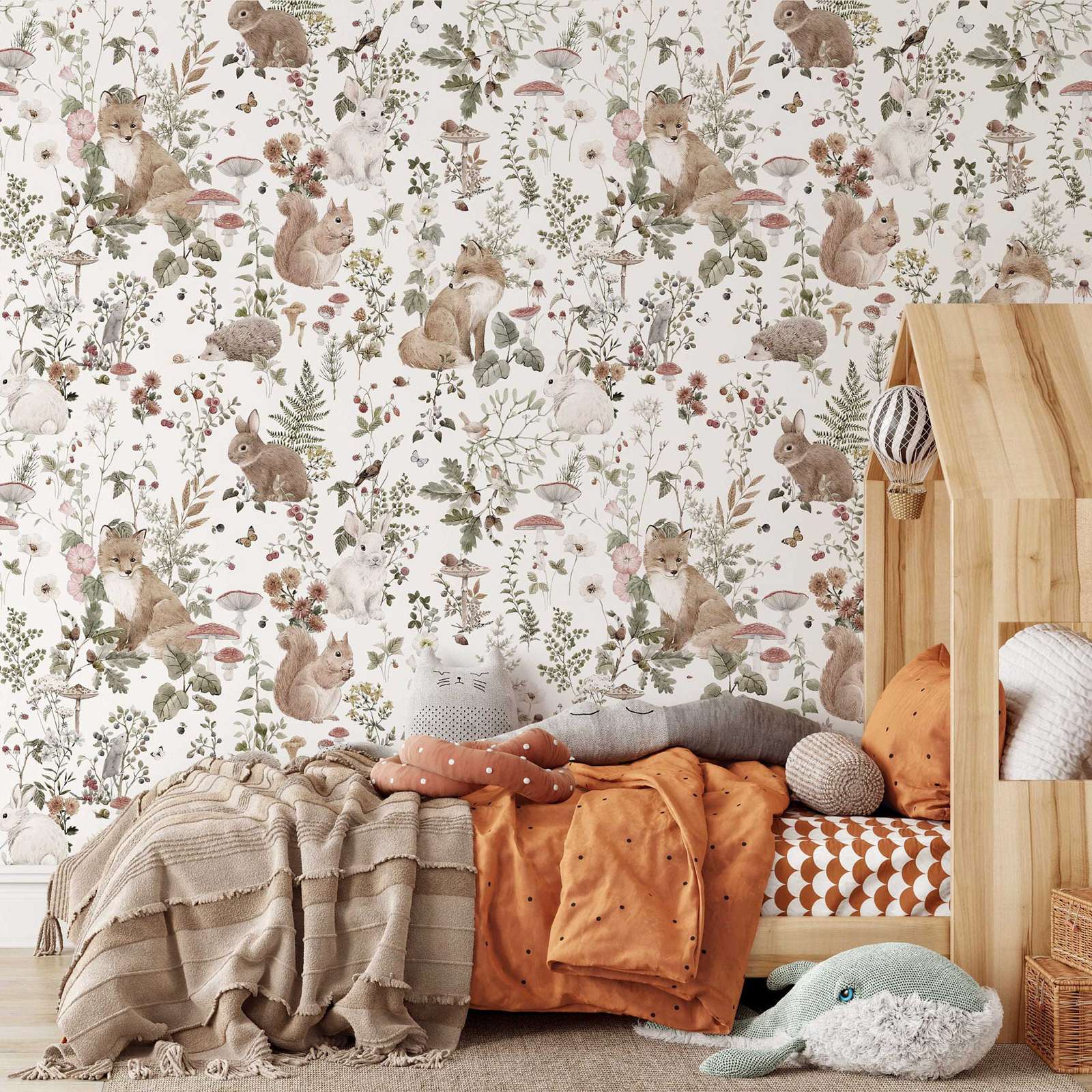 Forest Babies MuraL, Boys Nurs - Baby Nursery Vintage reseña y precio