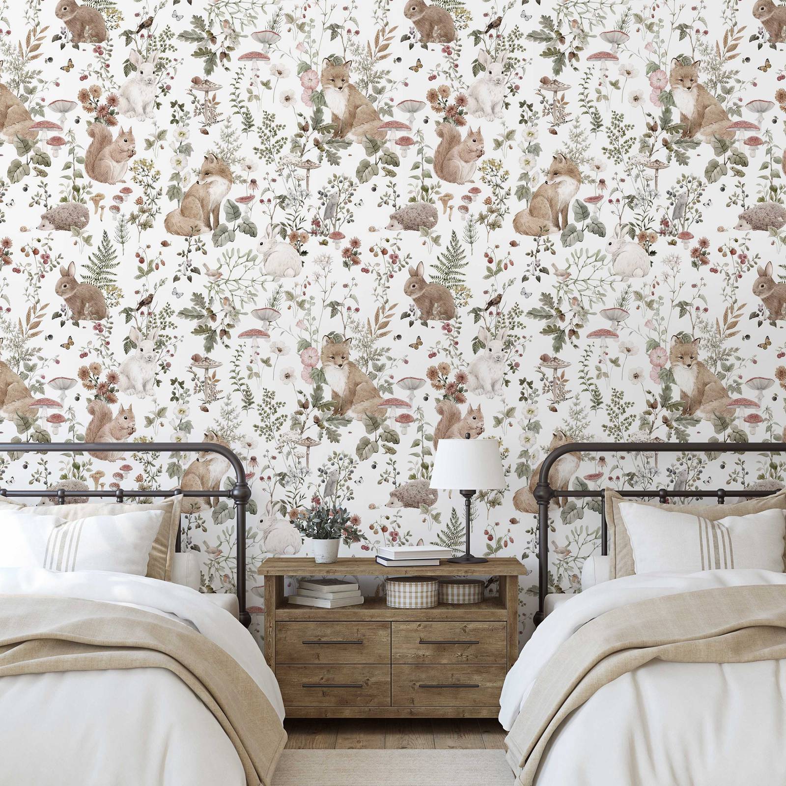 Forest Babies MuraL, Boys Nurs - Baby Nursery Vintage reseña y precio