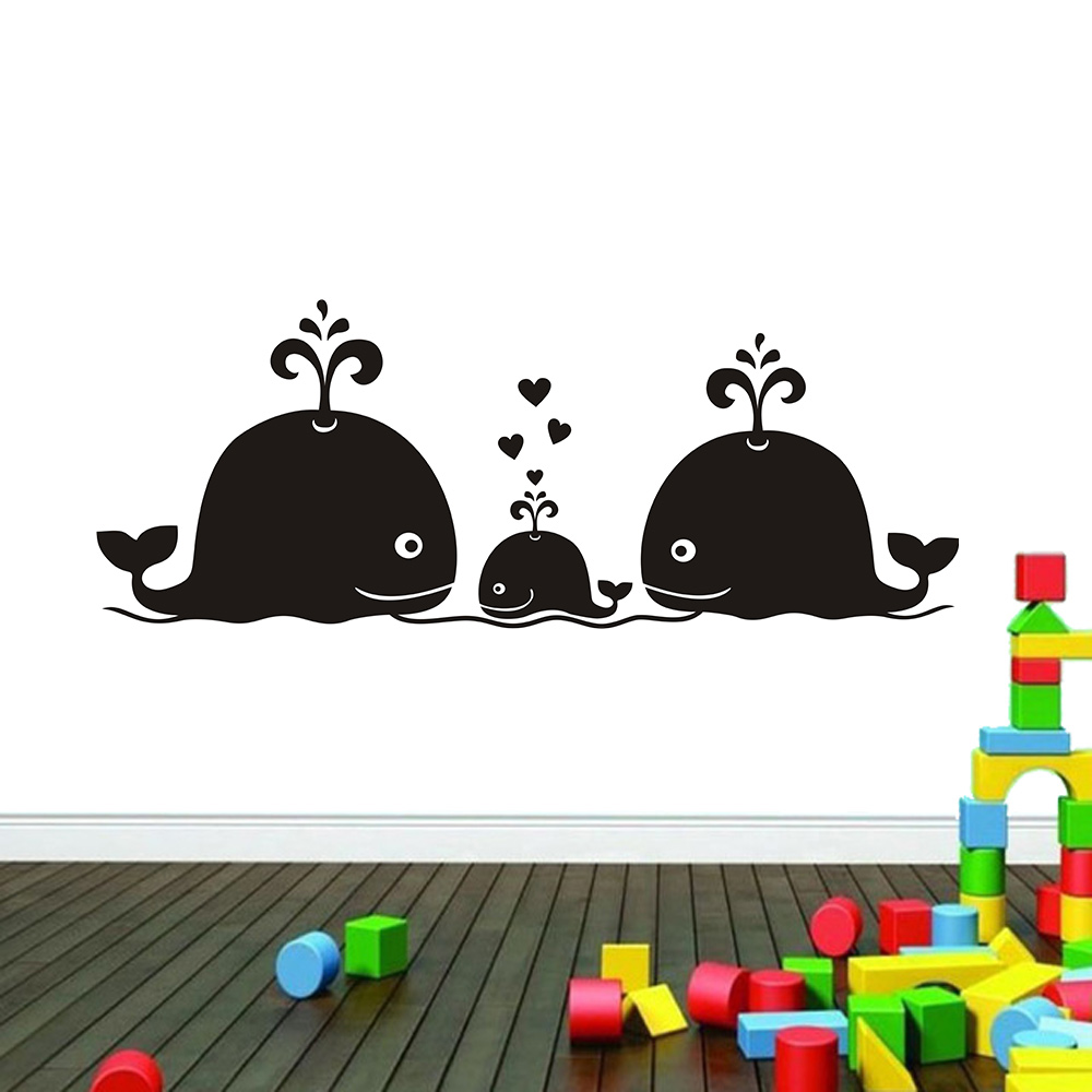 New Cute Whale Hearts Family W - Baby Nursery Vintage reseña y precio