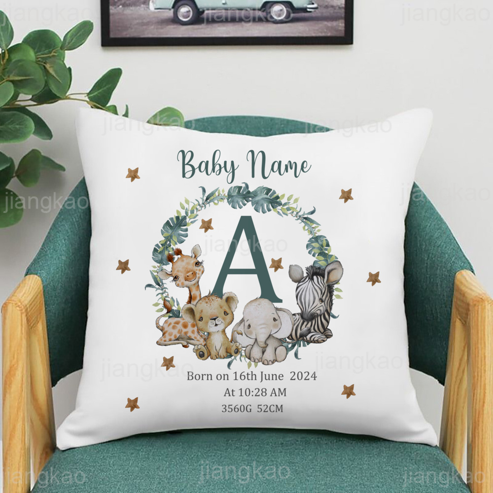 Personalized Safari Animal wit - Baby Nursery Name Letters reseña y precio