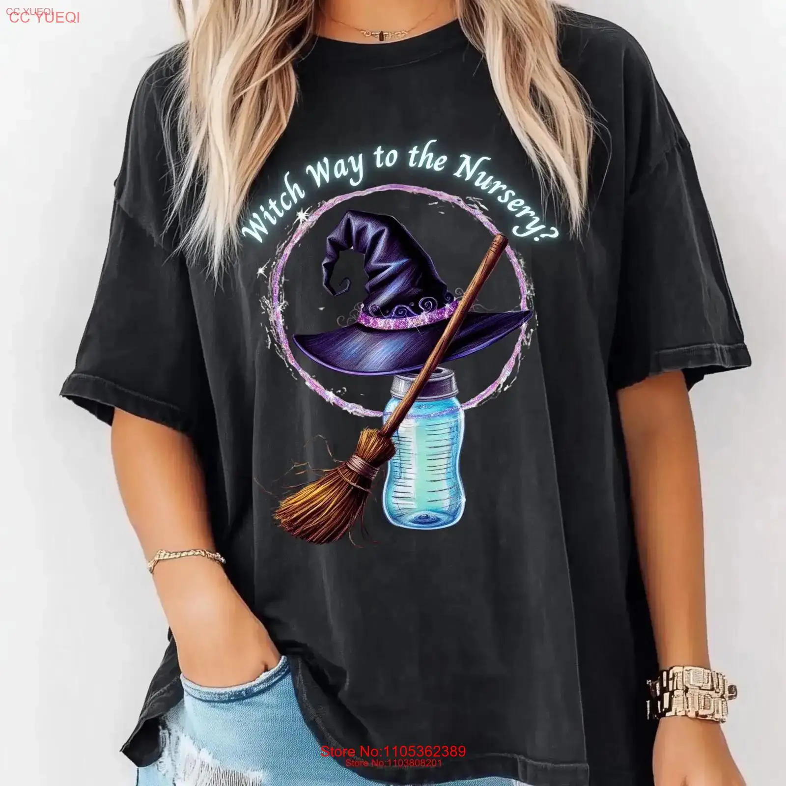 Witch Way To The Nursery T shi - Baby Nursery Vintage reseña y precio