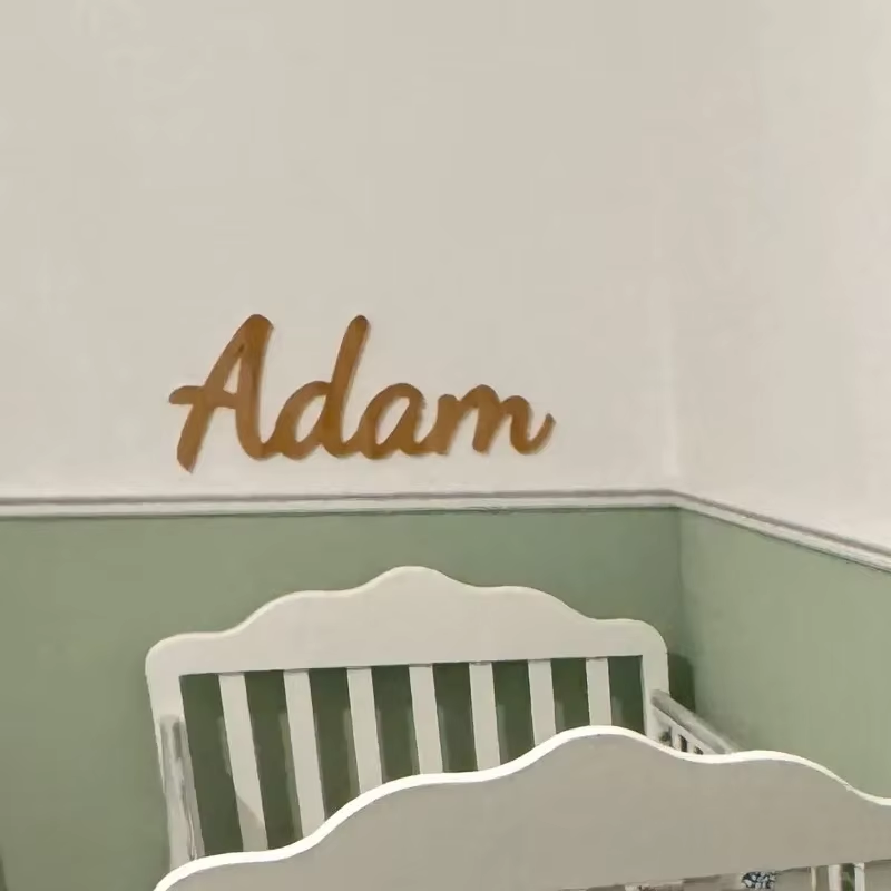 Custom Wood Baby Sign Nursery  - Baby Nursery Name Letters reseña y precio