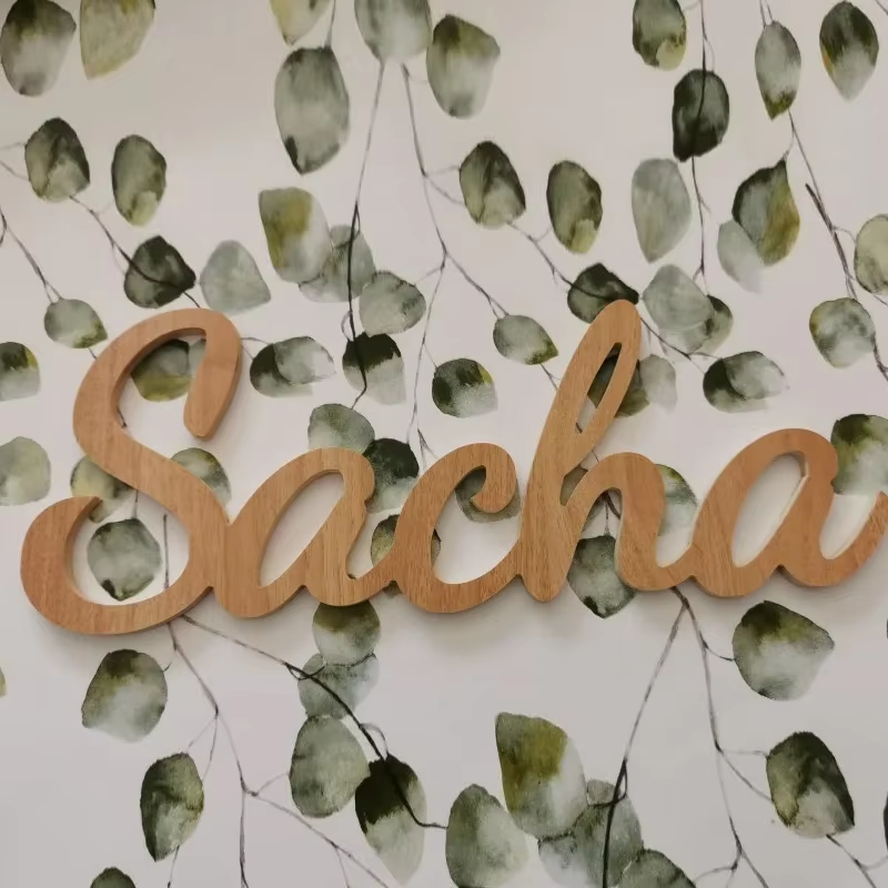 Custom Wood Baby Sign Nursery  - Baby Nursery Name Letters reseña y precio