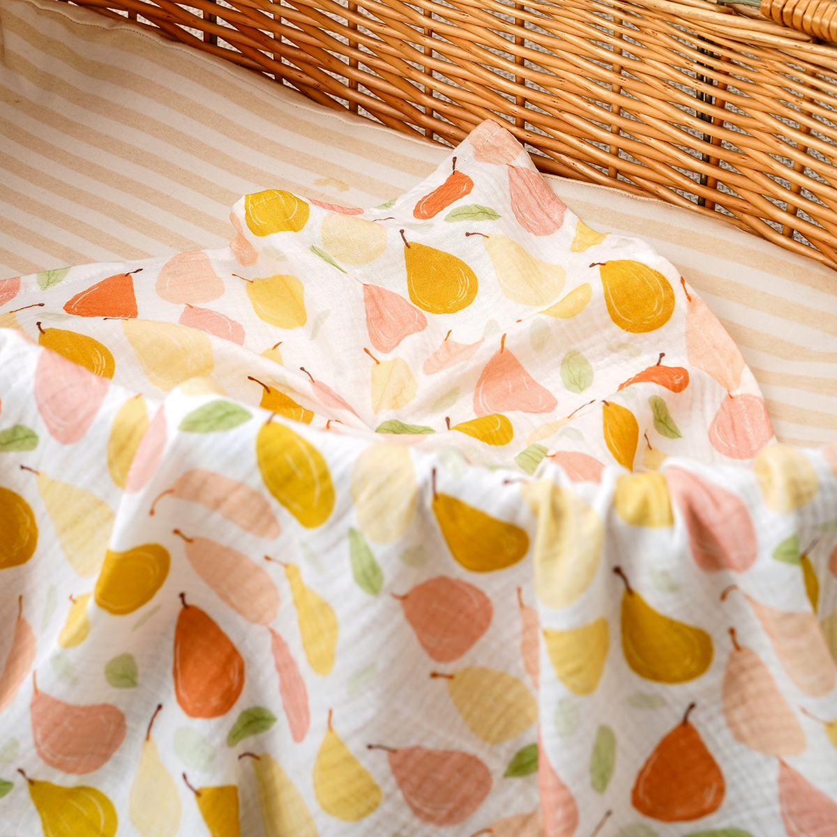 100%Cotton Crepe Blanket Newbo - Swaddle Blanket Muslin reseña y precio
