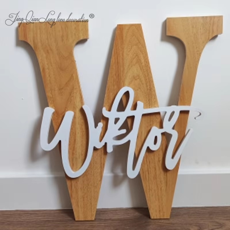 Custom wooden  Decor-Nursery N - Baby Nursery Name Letters reseña y precio