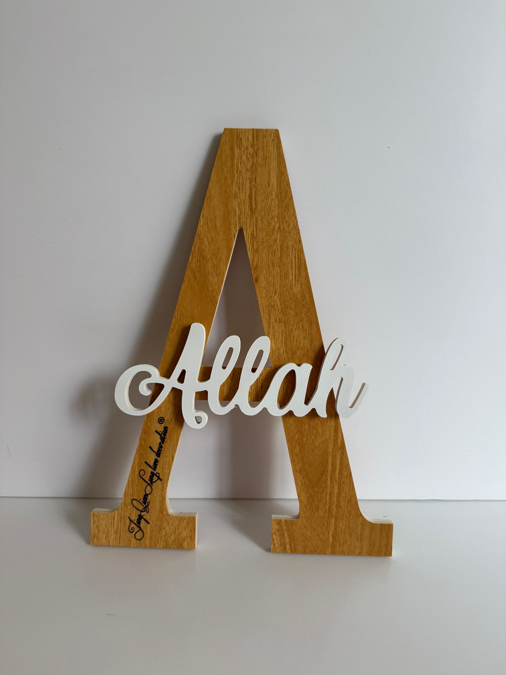 Custom wooden  Decor-Nursery N - Baby Nursery Name Letters reseña y precio