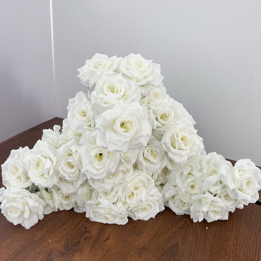 Beautiful 9 Heads Roses Bouque - Baby Nursery Vintage reseña y precio