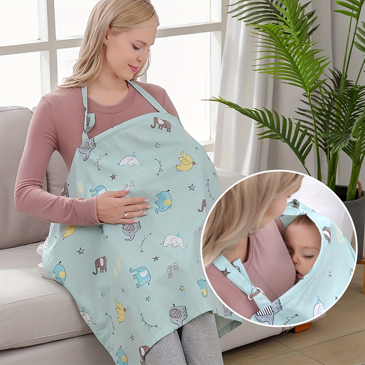 Maternity Nursing Cover Scarf, - Nursing Cover Breastfeeding reseña y precio