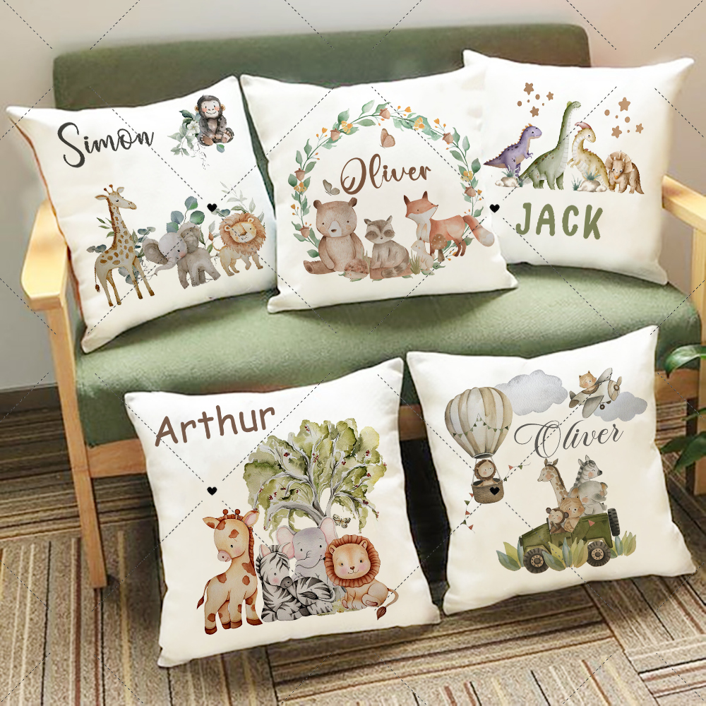 Personalised Woodland Animal P - Baby Nursery Name Letters reseña y precio
