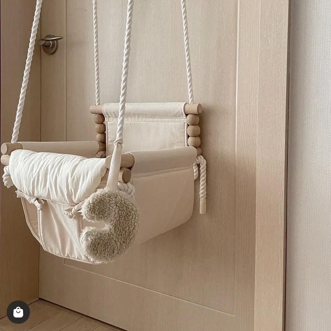Baby Indoor Hanging Swing Infa - Baby Nursery Fabric reseña y precio