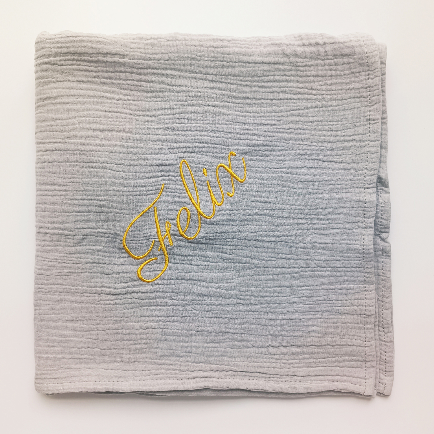 Personalized Name Embroidered  - Swaddle Blanket Muslin reseña y precio