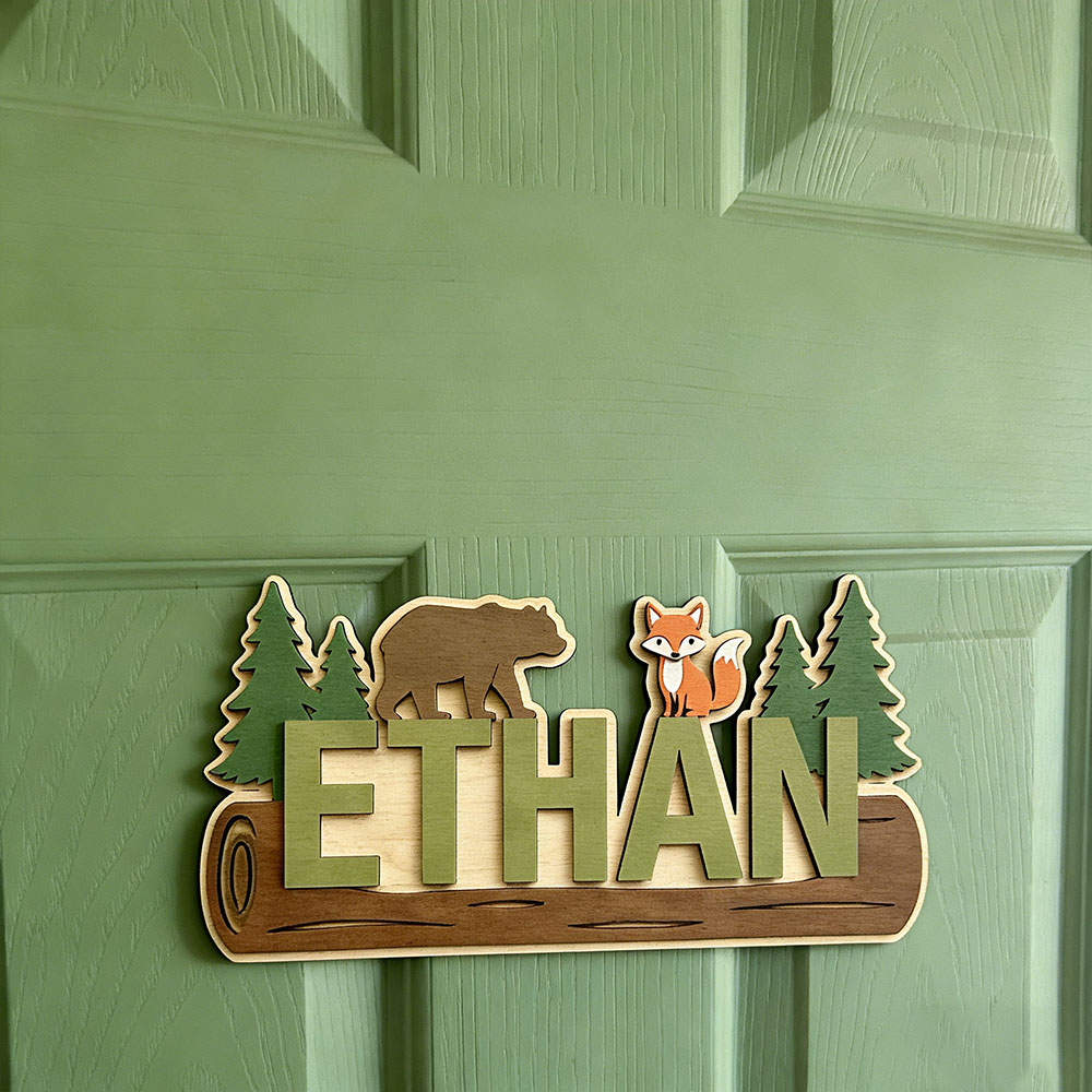 Woodland Forest Animal Persona - Baby Nursery Decor reseña y precio