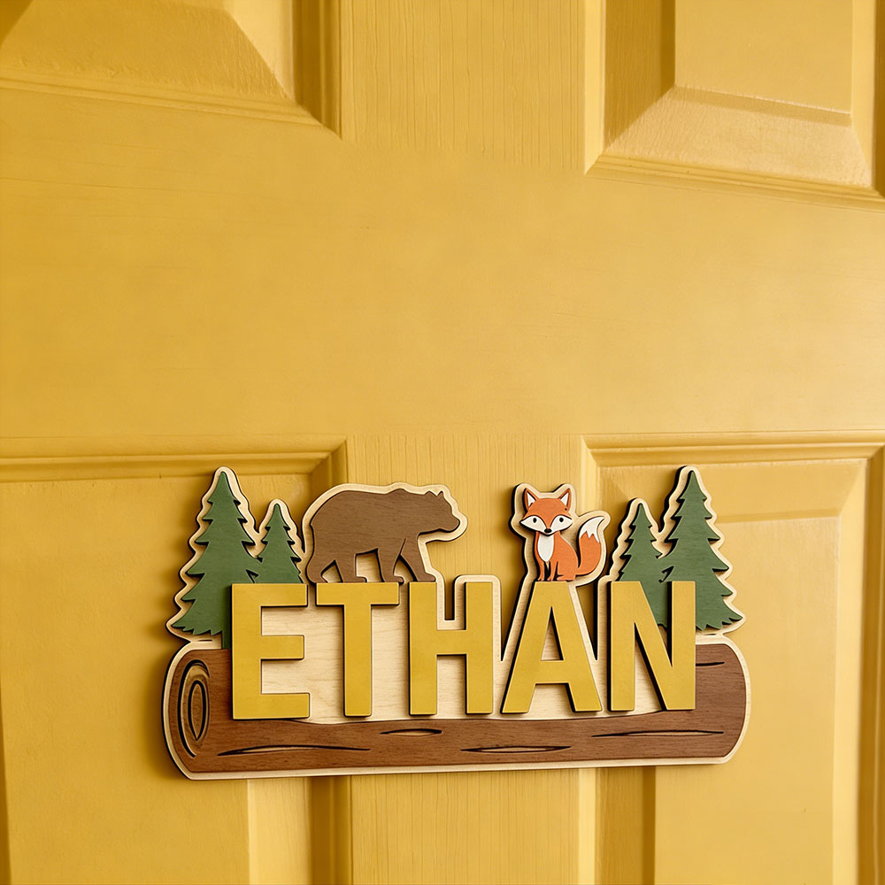Woodland Forest Animal Persona - Baby Nursery Decor reseña y precio
