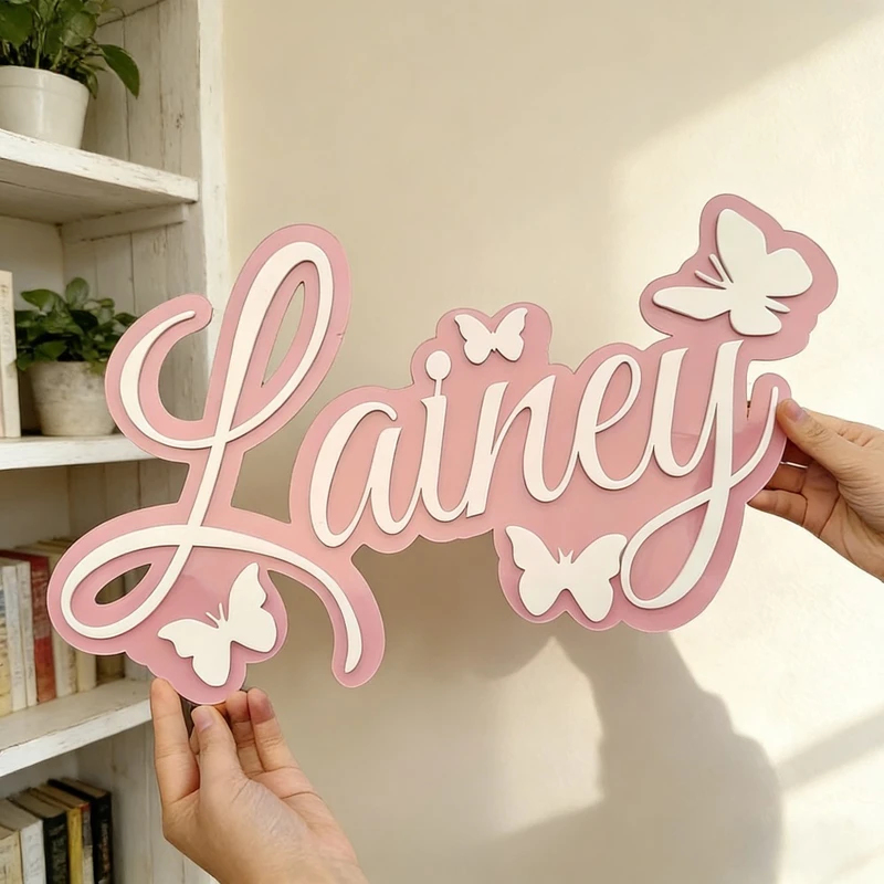 Personalized Baby Name Plaque, - Baby Nursery Decor reseña y precio