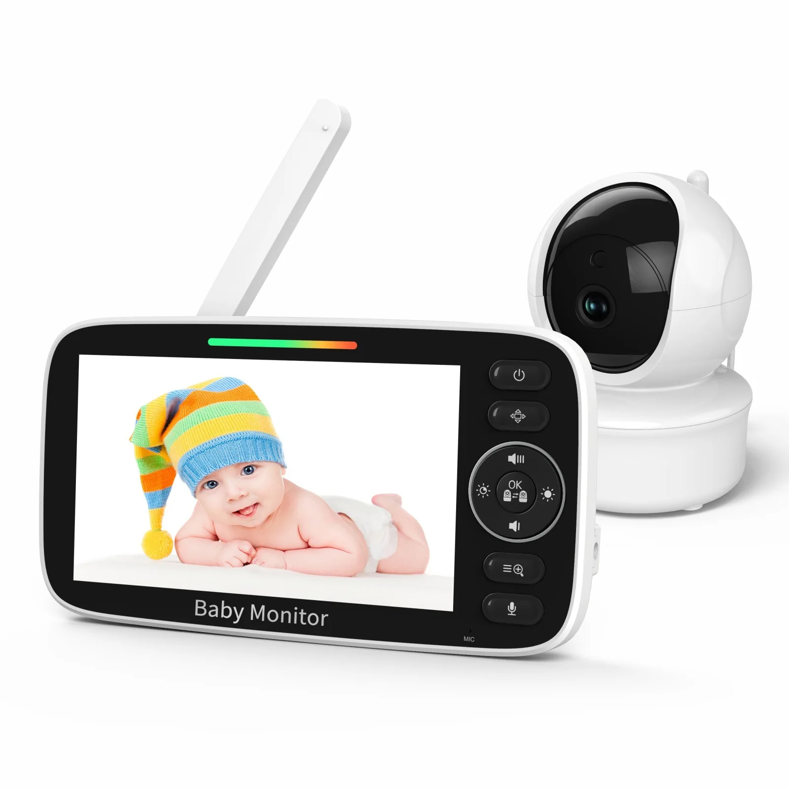 Baby Monitor with 5-inch LCD S - Baby Nursery Videos reseña y precio