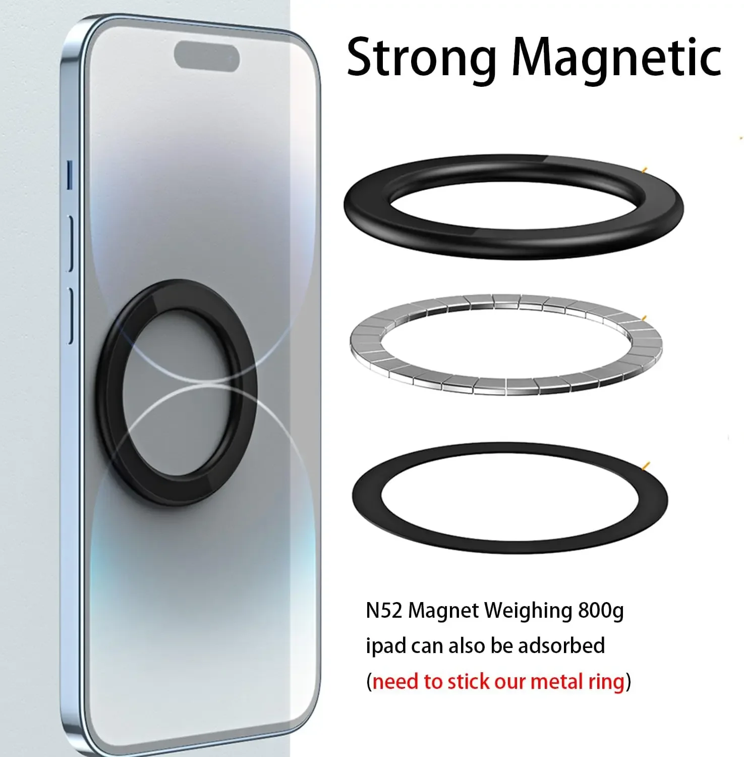 For MagSafe Magnetic Ring Hold - Mobile Hanger Arm reseña y precio