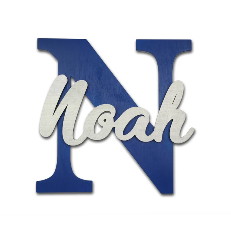 Wooden Letters, Baby Nursery W - Baby Nursery Name Letters reseña y precio