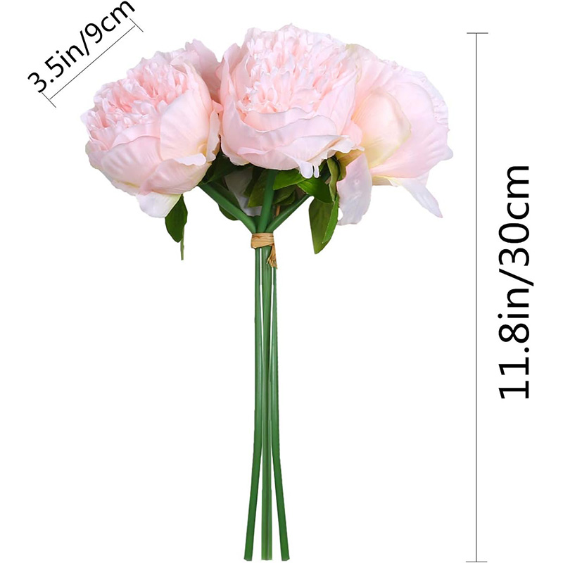 5 Simulated peonies, Artificia - Baby Nursery Fabric reseña y precio