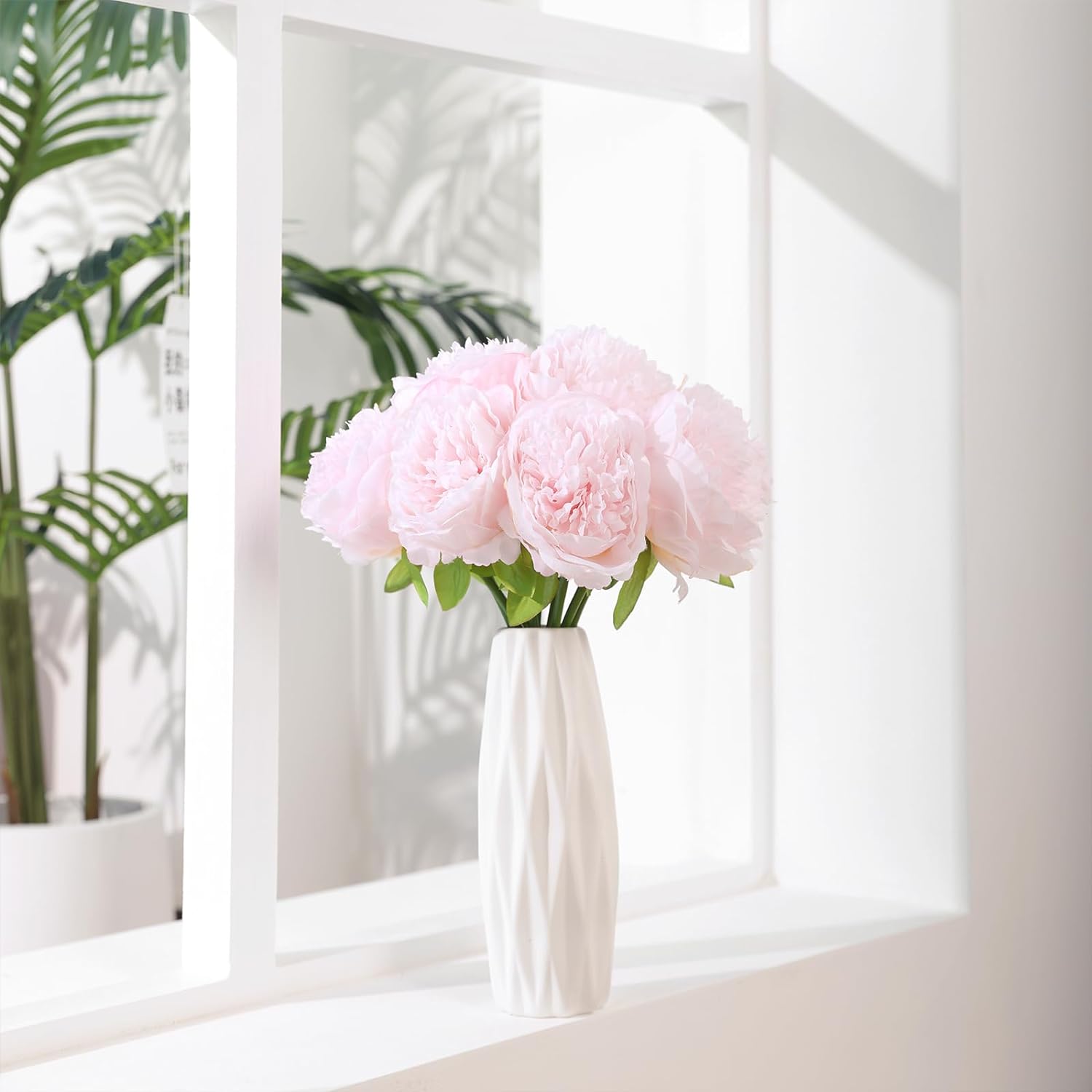 5 Simulated peonies, Artificia - Baby Nursery Fabric reseña y precio