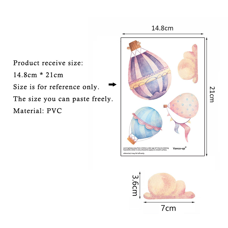 Creative Colorful Hot Air Ball - Baby Nursery Modern reseña y precio