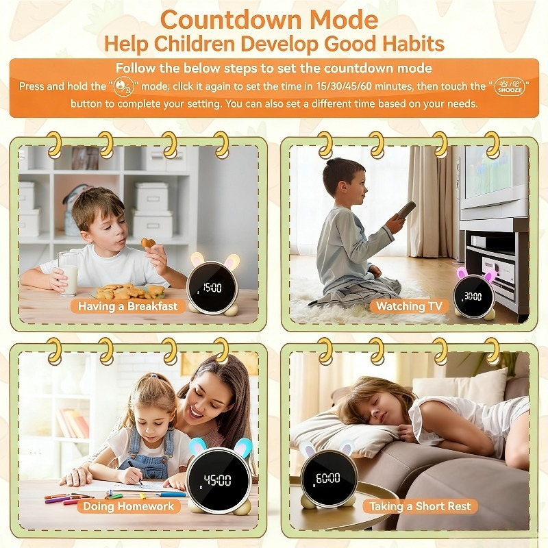Kids Alarm Clock Ready to Rise - Sound Sleep Trainer Clock reseña y precio