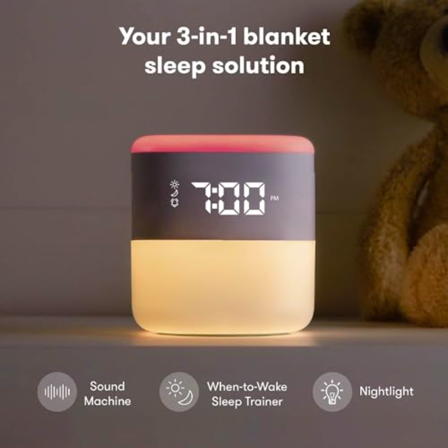 Frida Baby 3-in-1 Alarm Clock  - Sound Sleep Trainer Clock reseña y precio
